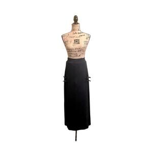 HALARA High Waisted Decorative Buckle 2-in-1 Maxi Skirt